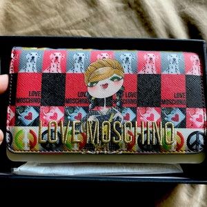 Cute Love Moschino Wallet **NEVER USED**